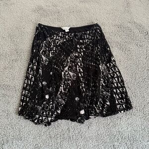 Christopher and Banks women’s‎ large petite knee length floral skirt